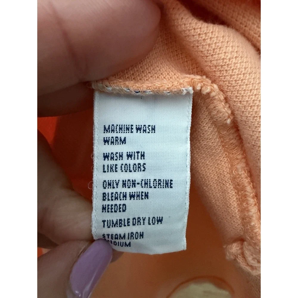 Polo Ralph Lauren Short Sleeve Shirt Size XL Orange Pony Preppy #III16-1